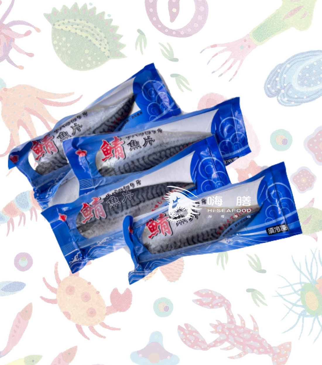 挪威薄鹽鯖魚片(兩包組)